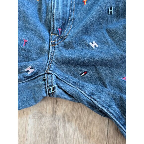 Tommy Hilfiger Women’s Embroidered Vintage Boyfriend Denim Jeans – Size 0 (A6) - Picture 12 of 13
